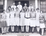 Old photo of Irmo High School Class.